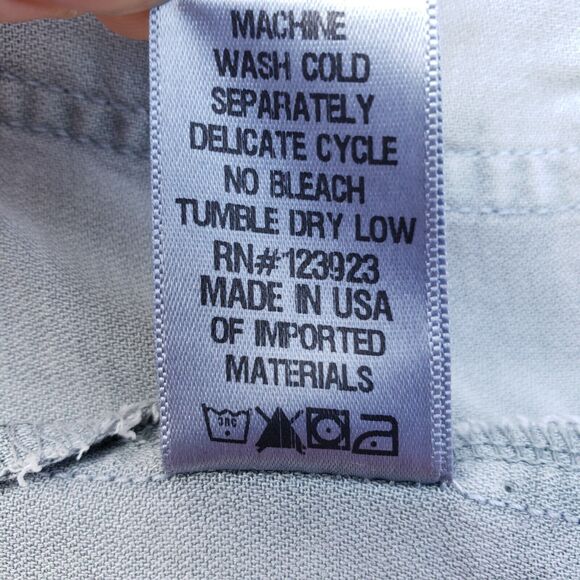 XCVI Women's Blue Relaxed Waist Tie Long Sleeve Pocketed Jacket Cardigan Sz XS - Picture 9 of 10